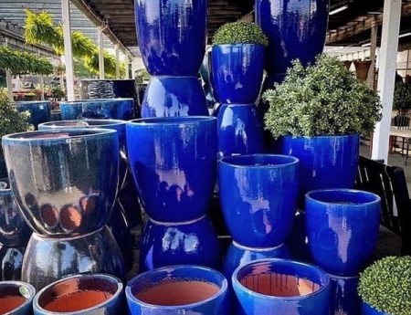 dark blue home decor